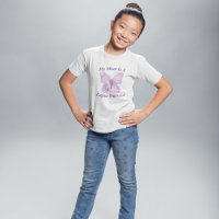 Púrpura Borboleta Lupus Warrior Mãe