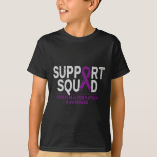Camiseta Púrpura de Sensibilização para a Malformação do Es