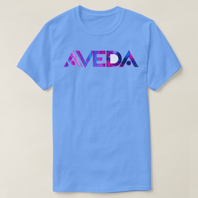 Camiseta Púrpura rosa-rosa Aveda (Frente do Design)
