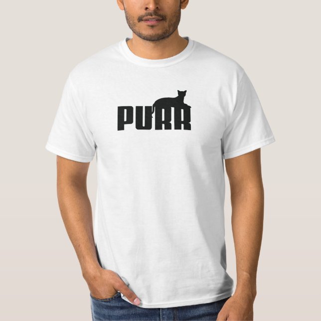 Camiseta PURR com um gato em repouso (Frente)