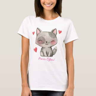 Camiseta Purr frequentemente!
