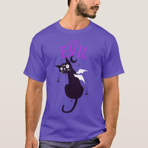 Camiseta Purr Mau Demon Cat Halloween Gótico Arte Escura Gó