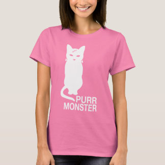 Camiseta Purr Monster T-Shirt em cores escuras