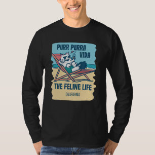 Camiseta Purr Purra Vida The Feline Life Cancun