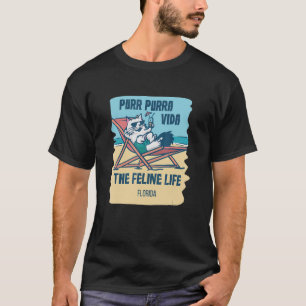 Camiseta Purr Purra Vida The Feline Life Georgia