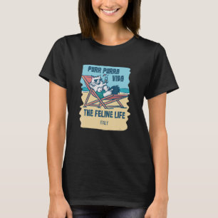 Camiseta Purr Purra Vida The Feline Life Kauai