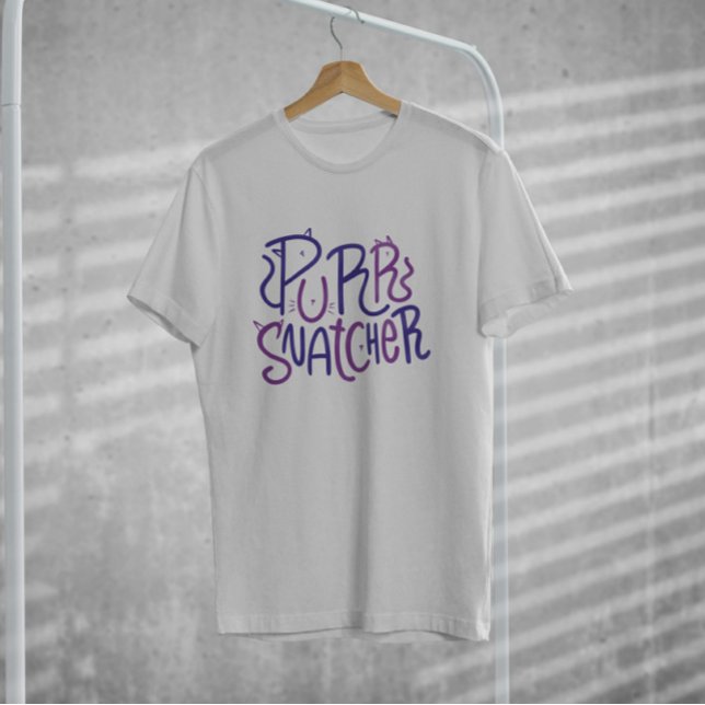 Camiseta Purr Snatcher Lettering (Criador carregado)