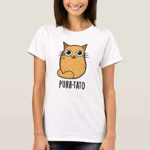 Camiseta Purr-tato Funny Cat Batata Pun