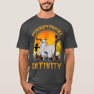 Camiseta Purranormal Halloween, Gato No Ghost Trick