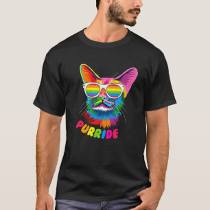 Camiseta Purride Cat Pride Ally Cat Gatinho Mãe Pai Les
