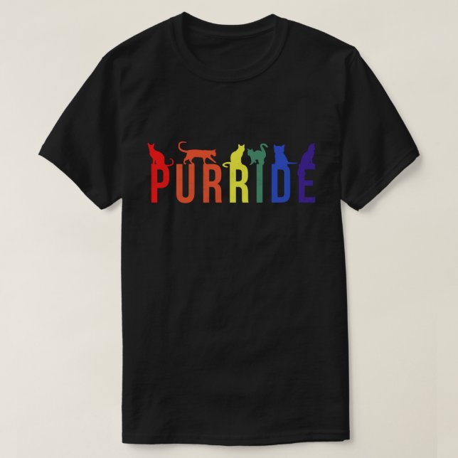 Camiseta Purride gay Cats (Frente do Design)
