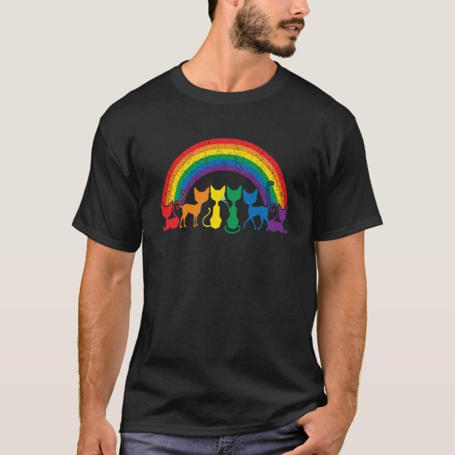 Camiseta Purride LGBTQ Gay Lesbian Pride Month Rainbow Prid (Frente)