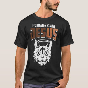 Camiseta Purrise de Jesus Negro História Negra Mês