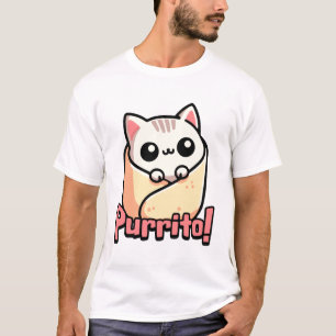 Camiseta Purrito! Armadilhas de Gato de Burrito