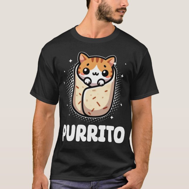 Camiseta Purrito Cat Burrito (Frente)