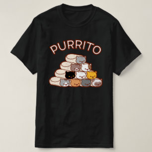 Camiseta PURRITO PYRAMID Cat Burrito T SHIRT