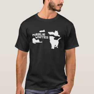 Camiseta Purrlie Whites para Dentistas que Amam Gatos