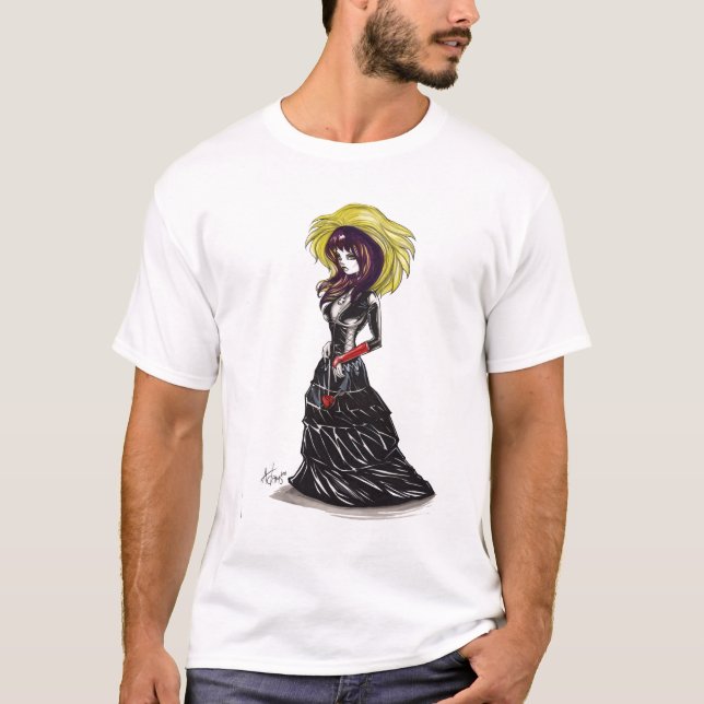 Camiseta Purrr gótico (Frente)