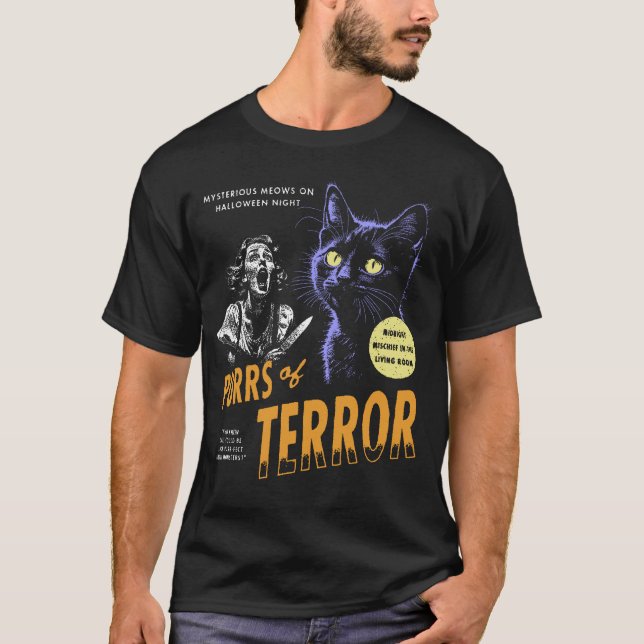 Camiseta Purrs de terror (Frente)