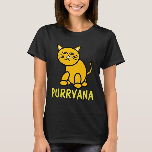 Camiseta Purrvana Cat Lover T-shirt (Frente)