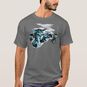 Camiseta Purrvana Funny Cat
