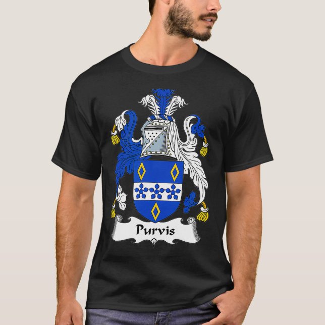 Camiseta Purvis Casaco da Proteção Familiar de Armas (Frente)
