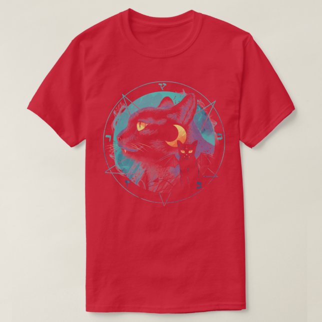 Camiseta Puseste o Gato Mau (Frente do Design)