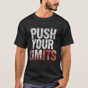 Camiseta Push Your Limits para Homens Mentalidad