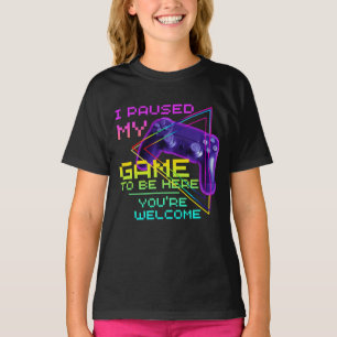 CAMISETA PUSI MEU JOGO PARA ESTAR AQUI VOCÊ É BEM-VINDO T-S