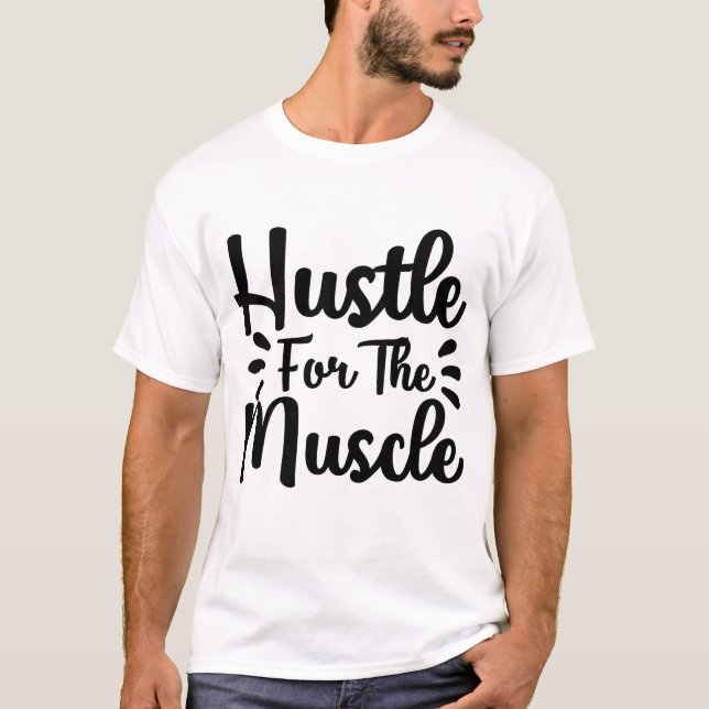 Camiseta pustle para o músculo (Frente)