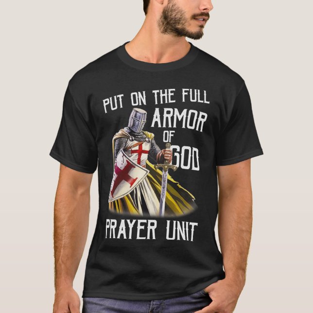 Camiseta Put On The Full Armor Of God Christian Religious Q (Frente)