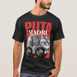 Camiseta Puta madre cat meme