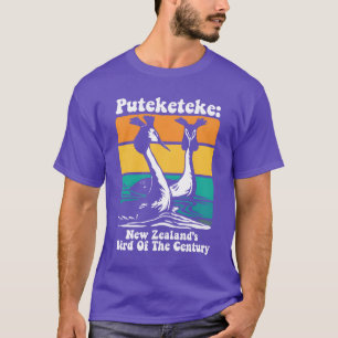 Camiseta Puteketeke New Zealands Bird do menino do século f