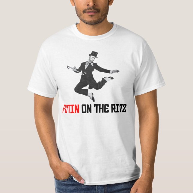 Camiseta Putin engraçado no Ritz (Frente)