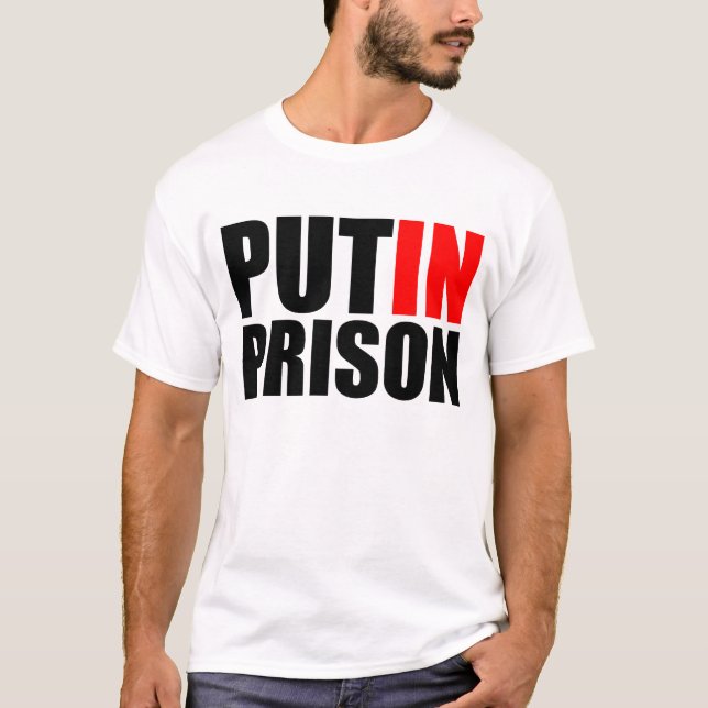 Camiseta Putin na prisão (Frente)