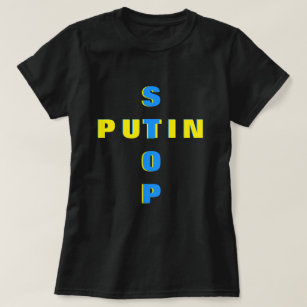 Camiseta Putin Para Pôr Fim À Guerra Da T-shirt Ucraniana