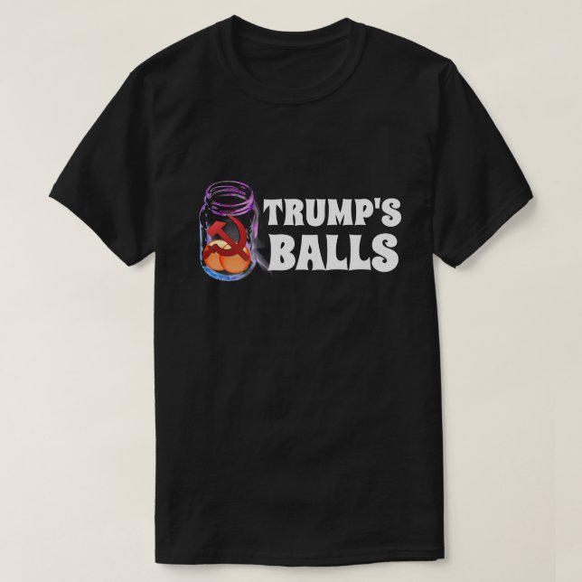 Camiseta Putin tem as bolas de Trump (Frente do Design)
