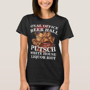 CAMISETA PUTSCH DA CERVEJA DE JD VANCE ESCRITÓRIO OVAL LICO