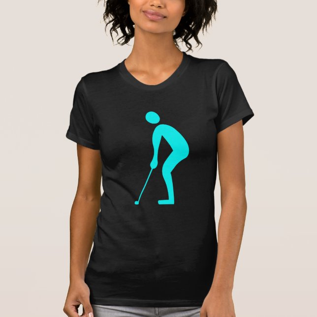 Camiseta Putting - Ciano (Frente)