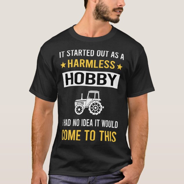 Camiseta Puxada de Trator Hobby Inofensivo (Frente)