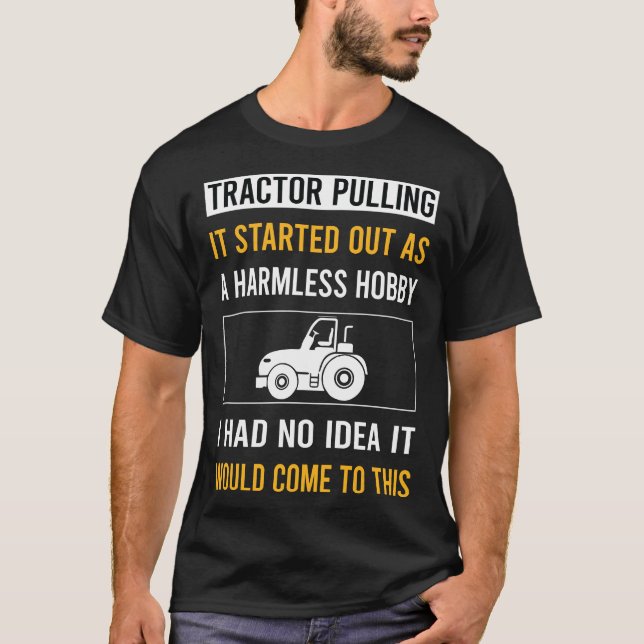 Camiseta Puxada de Trator Hobby Inofensivo (Frente)