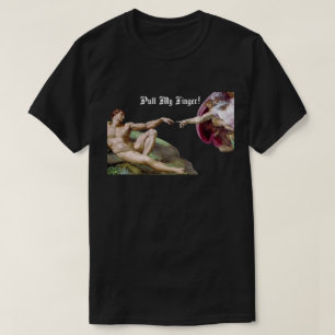 Camiseta Puxe Meu Dedo - Humor de Peido da Criação de Miche