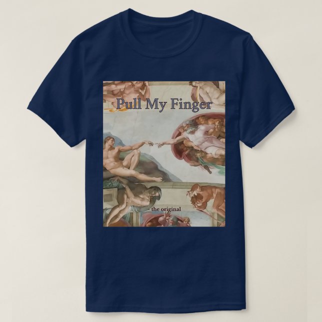 Camiseta Puxe o dedo 1 2 original (Frente do Design)