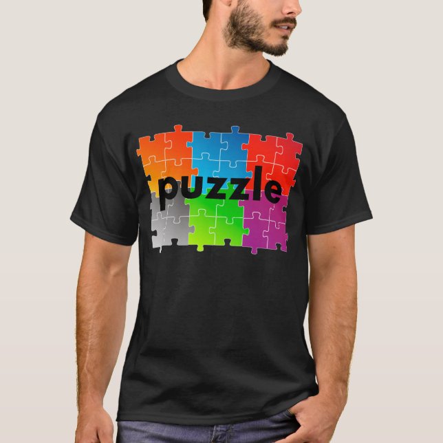 Camiseta puzzle パズル (Frente)