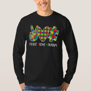 Camiseta Puzzle de Consciência do Amor pela Paz
