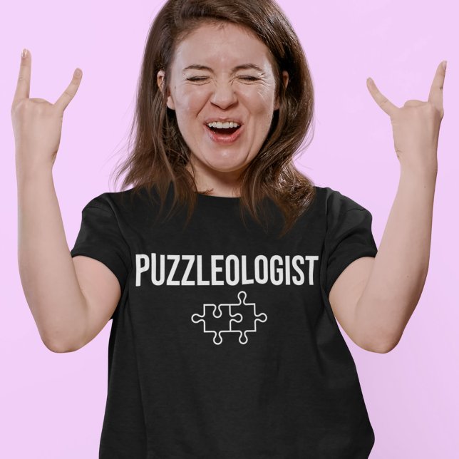 Camiseta Puzzleologista Funny Cubes Quebra-cabeça Speed Slo (Criador carregado)