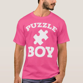 Camiseta Puzzles Jigsaw Puzzle Funny Puzzle Boy