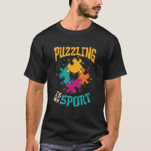 Camiseta Puzzling é o meu Quebra-cabeça desportivo