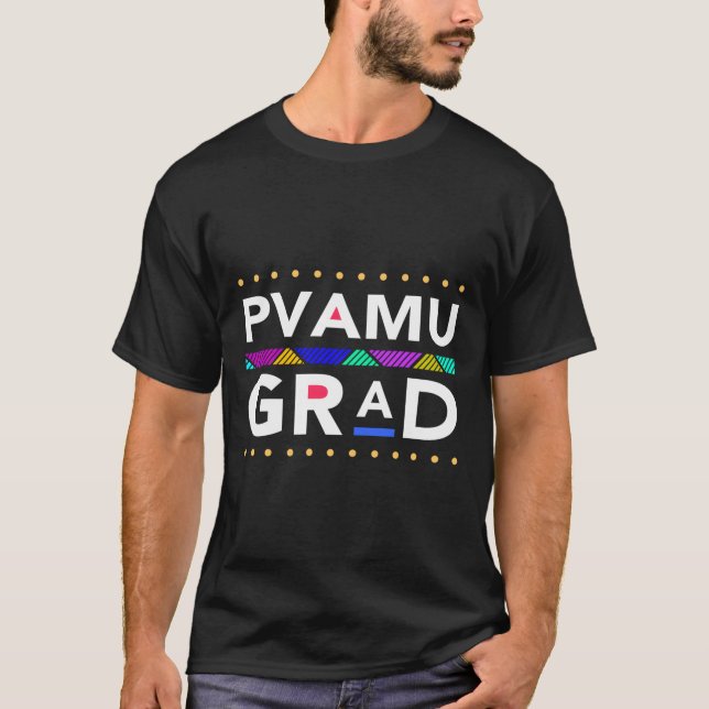 Camiseta Pvamu, Historicamente Jovem, Black4 Preso (Frente)