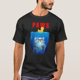 Camiseta PWS Cat e Rubber Duck Cut Cat Parody Topo